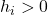 h_i > 0